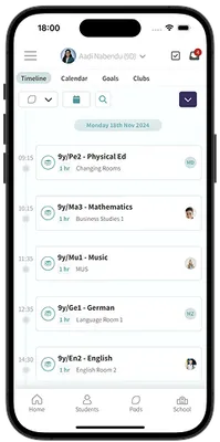 App screen